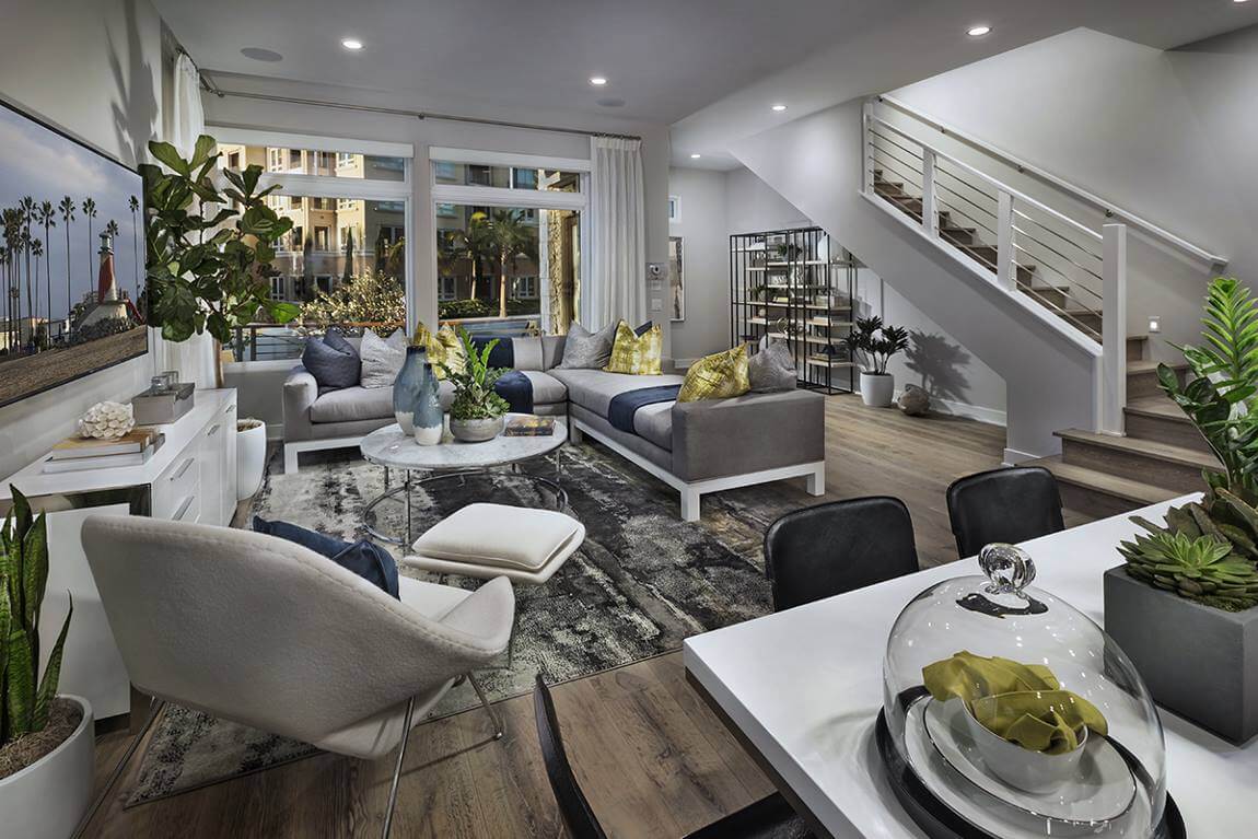 Encore at Playa Vista | Model home interior will look similar to this.