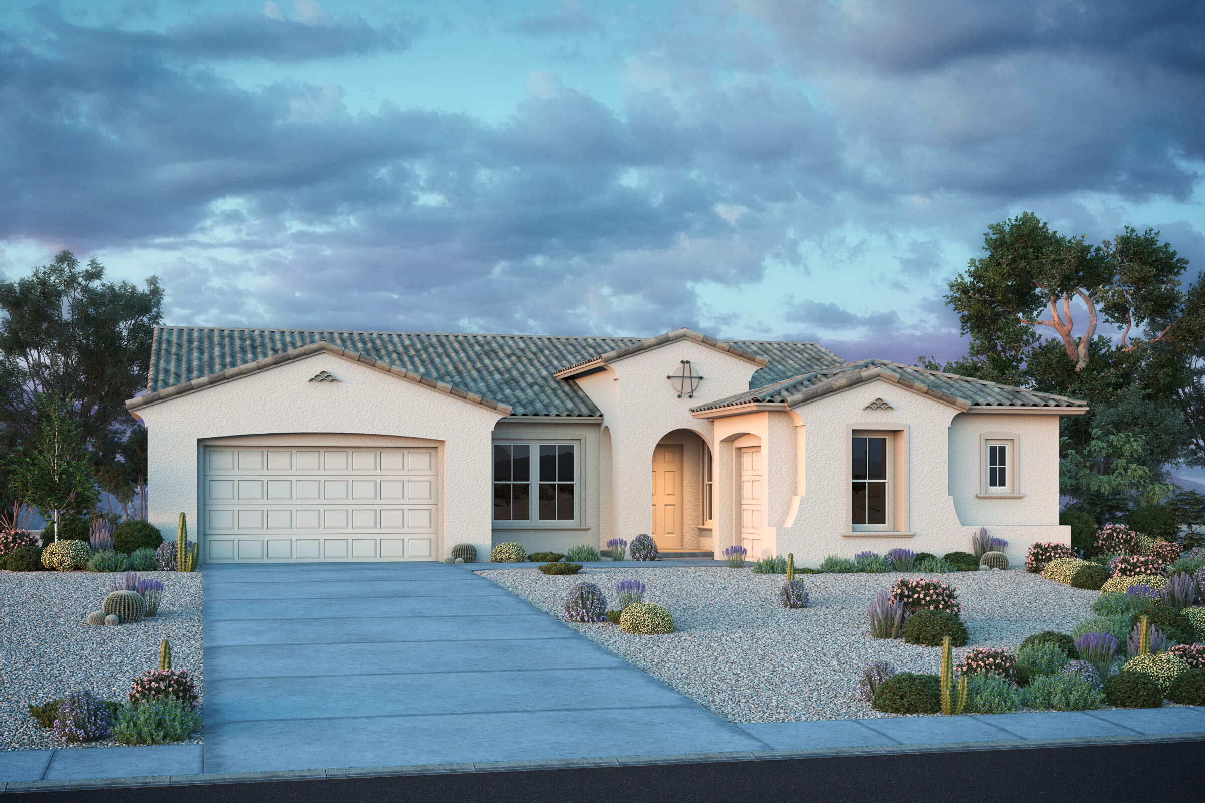Crestone floor plan elevation A - Greenfield Ranch Now Open: New Homes in Gilbert, AZ