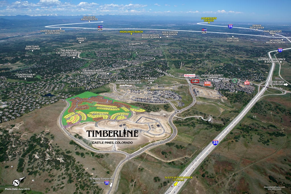 See what's nearby Timberline City Collection in Castle Pines