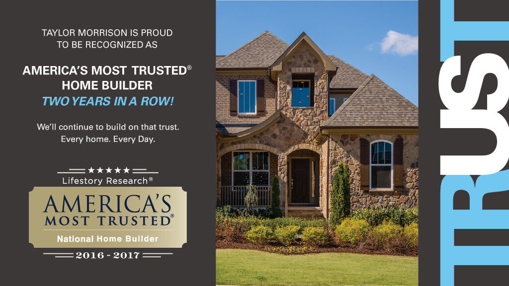 Taylor Morrison is America's Most Trusted Home Builder