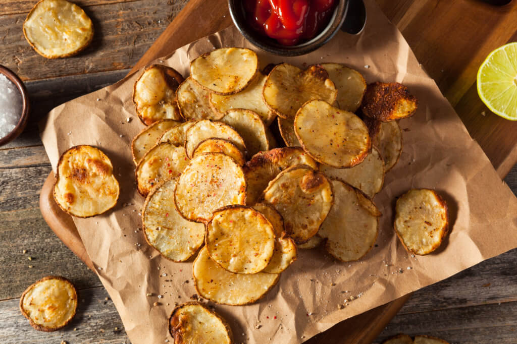 tailgate recipes baked potato chips