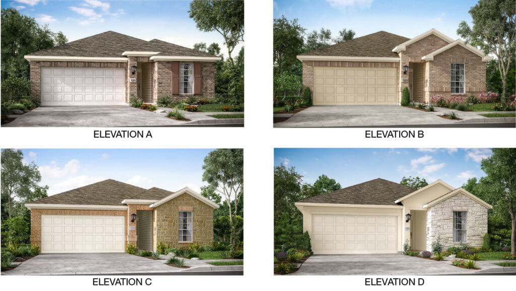 Exterior options | Juneberry floor plan 