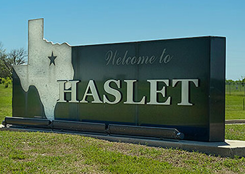 Haslet, TX Sign