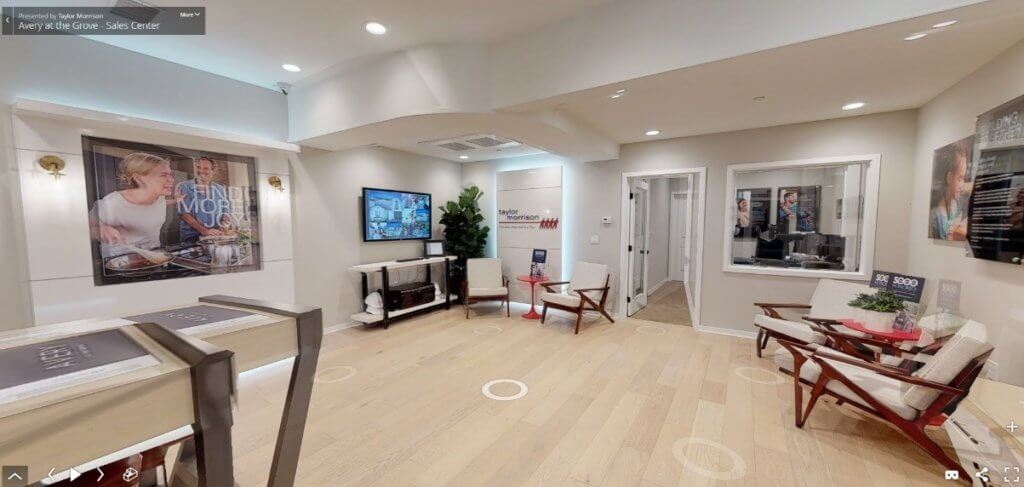 SOCAL sales office at Avery at the Grove | Taylor Morrison Sales Office New Look