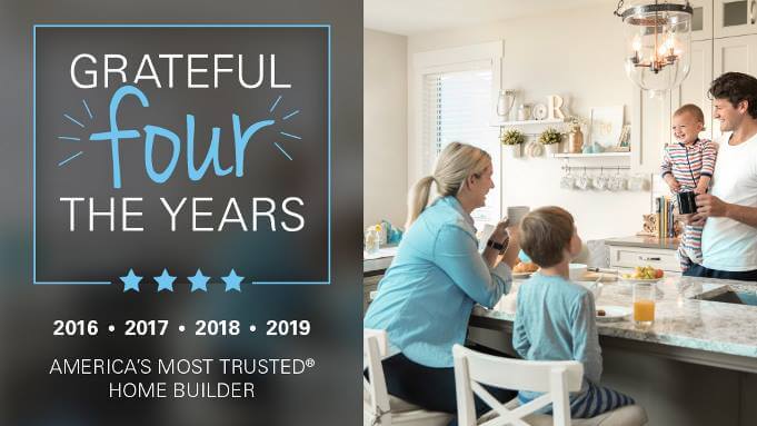 America’s Most Trusted Home Builder | Award