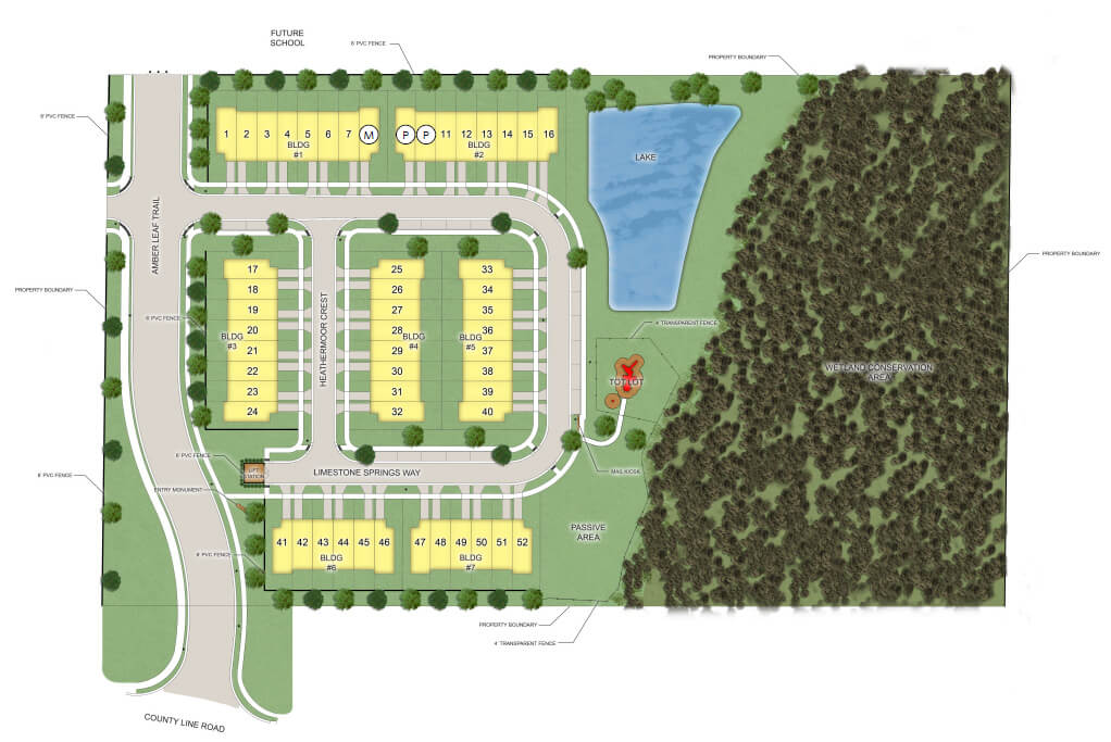 Explore the Woodside Trace site plan